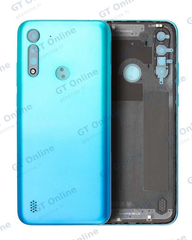 Vitre arrière pour Motorola Moto G8 Power Lite (XT2055 / 2020) (Arctic Blue)