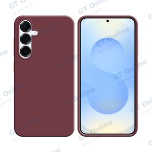 Coque Silicone Compatible pour Samsung Galaxy S25 S931 (#14) Bordeaux