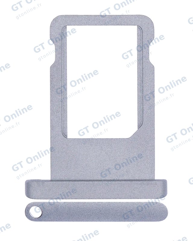 Tiroir SIM pour Apple iPad Mini 1 / iPad Mini 2 / iPad Mini 3 / iPad Air 1 / iPad 5 (2017) / iPad 6 (2018) (gris sidéral)