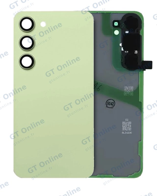 Vitre arrière pour Samsung Galaxy S24 Plus (pack service origine, Jade Green)