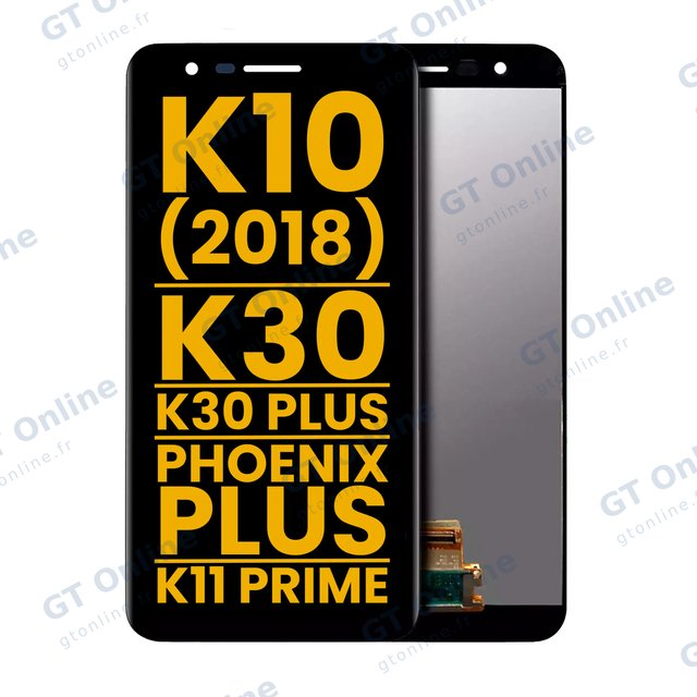 Écran LCD sans châssis pour LG K10 (2018) / K30 / K30 Plus / Phoenix Plus / K11 Prime (reconditionné, toutes couleurs)