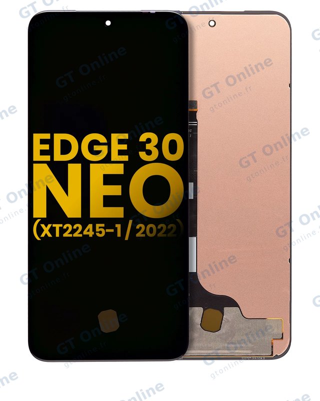 Écran OLED sans châssis pour Motorola Edge 30 Neo (XT2245-1 / 2022) (reconditionné, toutes couleurs)