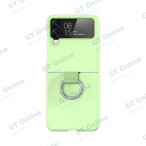 Coque de Protection avec Anneau Z-FL2 Samsung Galaxy Z Flip 4 5G F721 Vert Clair