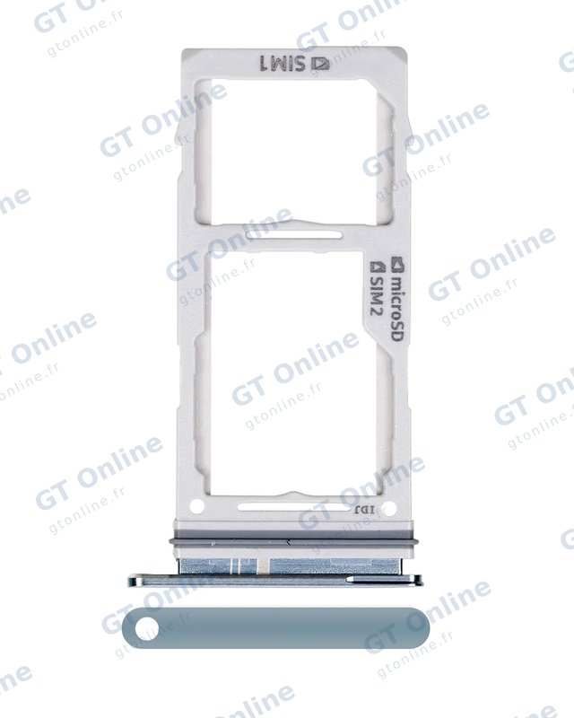 Tiroir double SIM pour Samsung Galaxy S10 / S10 Plus / S10E (Prism Blue)