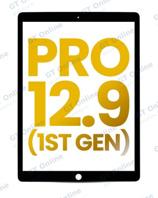Vitre tactile pour Apple iPad Pro 12.9" 1st Gen (2015) (OCA préinstallé, séparation de la vitre requise, premium, noir)