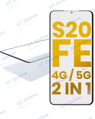Vitre d’écran avec OCA pour Samsung Galaxy S20 FE 4G / 5G