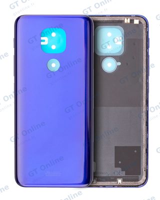 Vitre arrière pour Motorola Moto G9 Play (XT2083 / 2020) (bleu saphir)