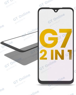 Vitre d’écran avec OCA pour Motorola Moto G7 (XT1962 / 2019)