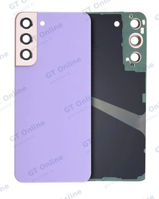 Vitre arrière pour Samsung Galaxy S22 (pack service origine, violet Bora)