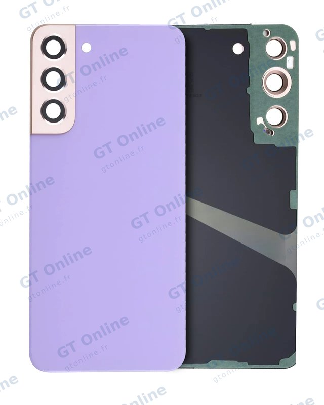 Vitre arrière pour Samsung Galaxy S22 (pack service origine, Bora Purple)