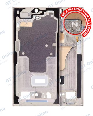 Châssis pour Samsung Galaxy S23 Ultra 5G (version US & internationale, crème)