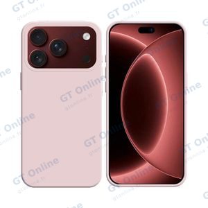 Coque Silicone Compatible pour Apple iPhone 17 Pro/iPhone 18 Pro #19 Rose Gold