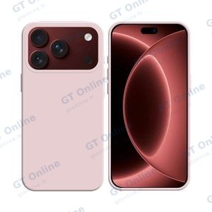 Coque Silicone Compatible pour Apple iPhone 17 Pro/iPhone 18 Pro #19 Or Rose