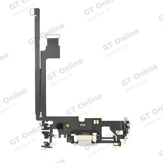 Dock de charge pour Apple iPhone 12 Pro Max (origine d'occasion, argent) — Nappe de connecteur de charge