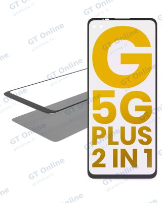 Vitre d’écran avec OCA pour Motorola Moto G 5G Plus (XT2075 / 2020)