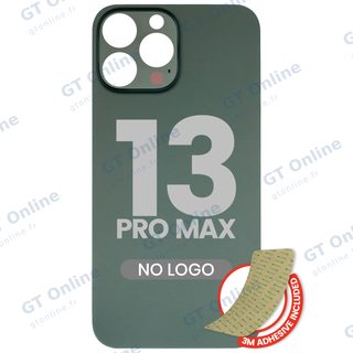 Vitre arrière pour Apple iPhone 13 Pro Max (No Logo / Large Camera Hole, Alpine Green)