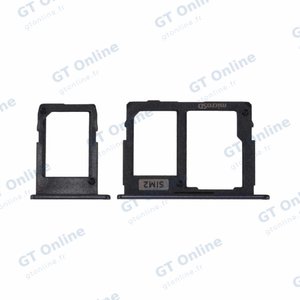 Tiroir Sim Premium Samsung Galaxy J3 2017 J330 Noir