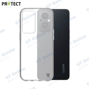 Coque Silicone PROTECT pour OPPO Reno 8 Lite 5G Transparent