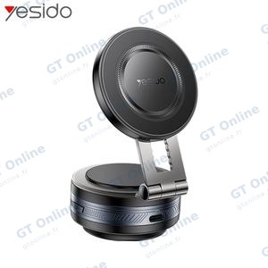 Support Smartphone Magnétique pour Voiture Yesido C225 Rotation 360° Noir