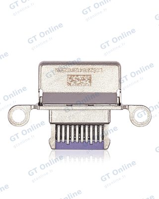 Connecteur de charge nu à souder pour Apple iPad Air 4 / iPad Air 5 (soudure requise, violet)