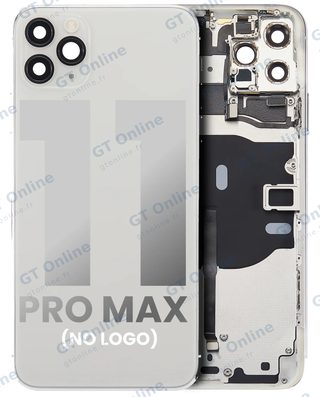 Châssis pour Apple iPhone 11 Pro Max (sans logo, compatible premium, argent)