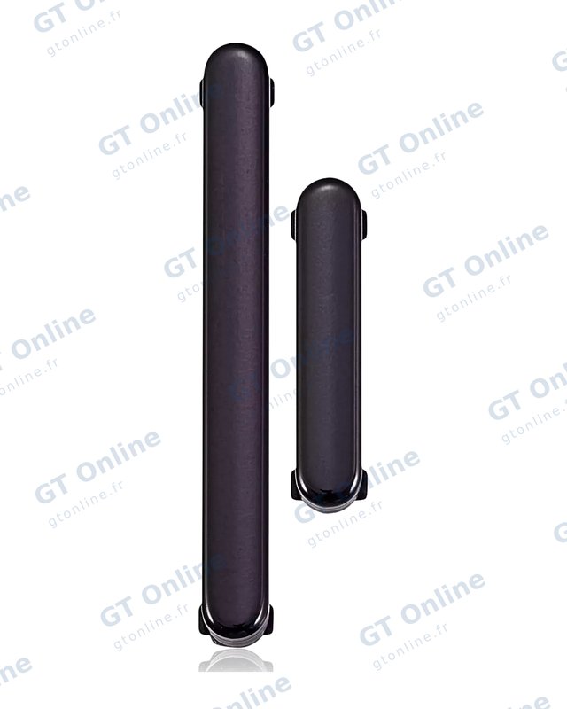 Nappe volume pour Samsung Galaxy S23 5G / S23 Plus 5G (premium, noir fantôme)