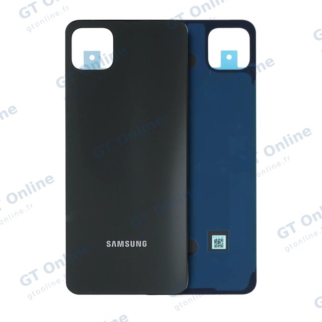 Vitre arrière pour Samsung Galaxy A22 5G (A226 / 2021) (pack service origine, graphite)