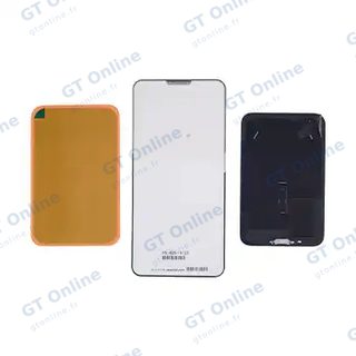 Vitre arrière avec MagSafe, NFC et nappe flash pour Apple iPhone 17 Pro Max (origine, Cosmic Orange)