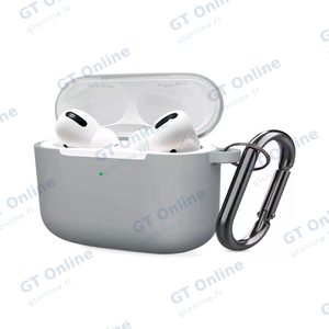Protection Silicone pour Boitier AirPods Pro Gris