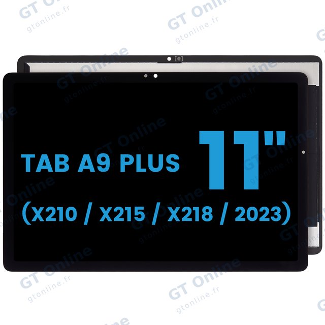 Écran LCD sans châssis pour Samsung Galaxy Tab A9 Plus 11.0" (X210 / X215 / X218) (2023) (compatible, noir)