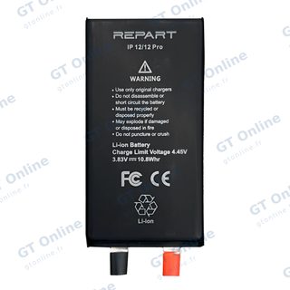 Batterie nue à souder pour Apple iPhone 12 / 12 Pro (soudure par points requise, compatible)