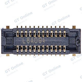 Pièce à microsouder pour Samsung Galaxy A13 5G (A136U / 2021) (24 Pin) (lot de 10) — Caméra avant FPC Connector (On The carte mère) (Female)
