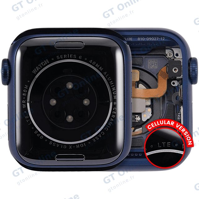Châssis pour Apple Watch Series 6 (40MM) (origine d'occasion — grade A, Cellular Version, Aluminum / Blue)