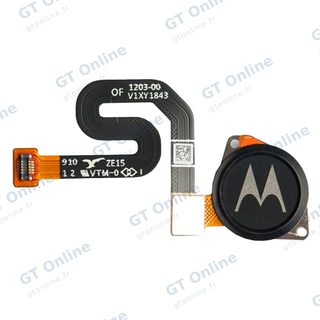 Nappe capteurs pour Motorola Moto G7 Play (XT1952-X / 2019) (origine, noir)
