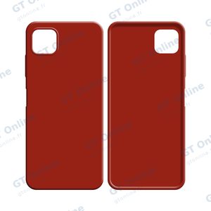 Coque Silicone Compatible pour Samsung Galaxy A12 A125/Galaxy M12 M127 (#1) Rouge — vue 2