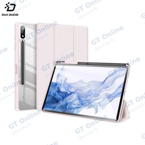 Housse de Protection Toby Dux Ducis pour Samsung Galaxy Tab S9 Plus Wi-Fi X810/Galaxy Tab S9 Plus 5G X816 Rose