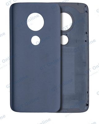 Vitre arrière pour Motorola Moto G7 Play (XT1952-3/4/DL / 2019) (version US, origine, Deep Indigo)