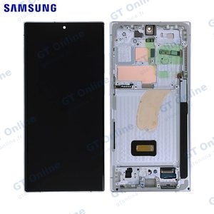 Écran Tactile Original Samsung Galaxy S23 Ultra 5G S918 GH82-30465G GH82-30466G Bleu Ciel