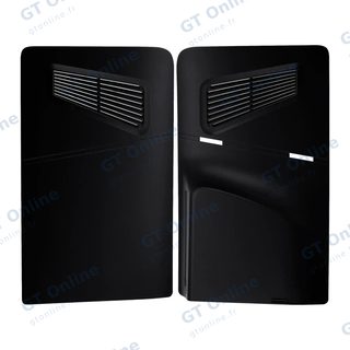 Pièce console de jeu pour Sony PlayStation 5 Slim (noir, lot de 2)