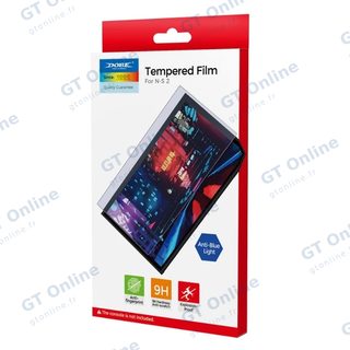 Films de protection verre trempé anti-lumière bleue pour Nintendo Switch 2 DOBE TNS-3166B (lot de 2)