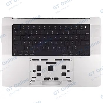 Châssis supérieur avec batterie et clavier ISO turc Q pour Apple MacBook Pro 16" A2485 (2021) (origine, argent)