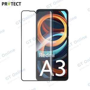 Verre Trempé Intégral PROTECT pour Xiaomi Redmi A3 Noir