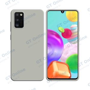 Coque Silicone Compatible pour Samsung Galaxy A41 A415 (#9) Blanc