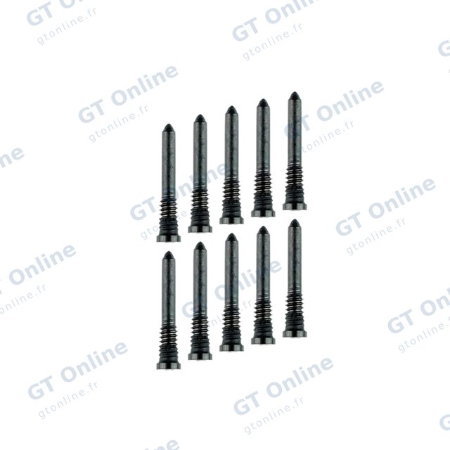 Vis de sécurité pour Apple iPhone 12 / 12 mini / 13 / 13 mini (pack service origine, noir, lot de 100)