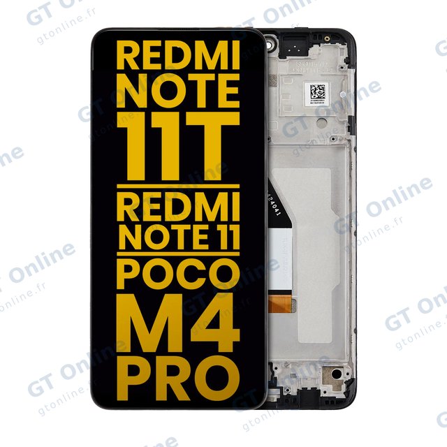 Écran pour Xiaomi Redmi Note 11T 5G / Xiaomi Redmi Note 11 5G / Xiaomi Poco M4 Pro 5G (reconditionné, toutes couleurs)