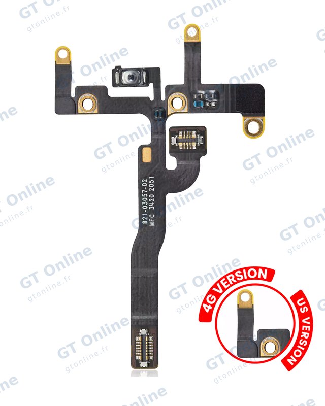 Nappe volume pour Apple iPad Pro 12.9" 5th Gen (2021) / Pro 12.9" 6th Gen (2022) / Pro 11" 3rd Gen (2021) / Pro 11" 4th Gen (2022) (version US, Cellular)