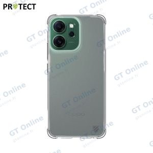 Coque Silicone Renforcée PROTECT pour OPPO Reno14 F 5G Transparent — vue 2