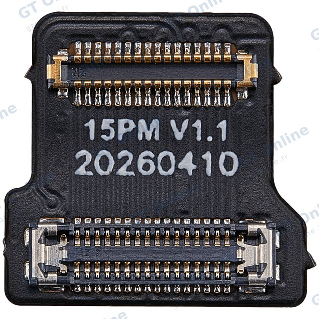 Pièce à microsouder pour Apple iPhone 15 Pro Max (Qianli) — Nappe de Repair caméra avant Lagging