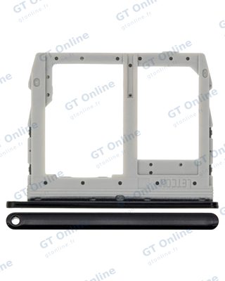 Tiroir SIM pour LG Q60 / K50 ( 2019 / X520 ) / K40S (2019 / X430) (gris)
