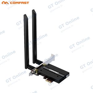 Carte WiFi PCI-E Comfast CF-AX210 PRO Wifi 6 + Bluetooth (5374 Mbps)
